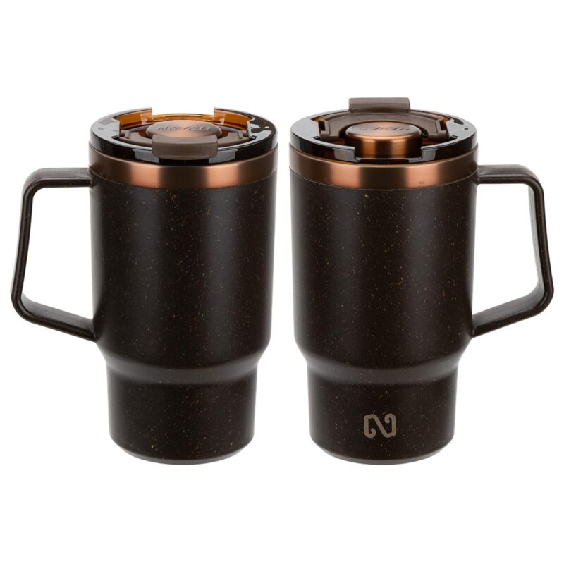 Custom NAYAD® Cortado 16 oz Coffee Grounds/Recycled Polypropylene Mug - 1
