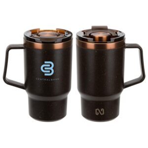Custom NAYAD® Cortado 16 oz Coffee Grounds/Recycled Polypropylene Mug