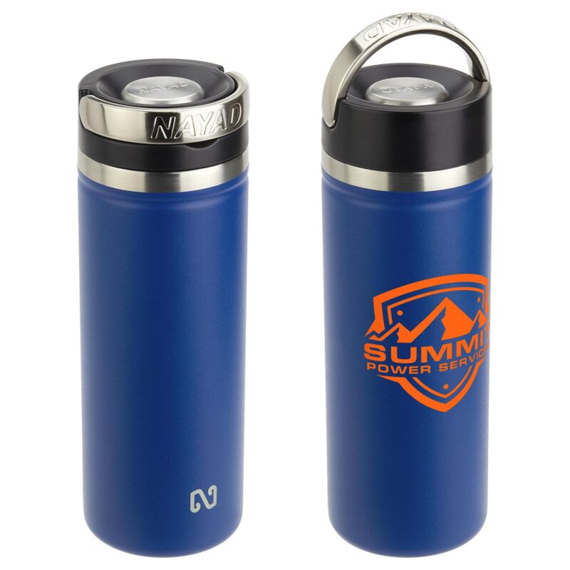 Custom NAYAD® Roamer 18 oz Stainless Double-wall Bottle - 8