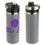Custom NAYAD® Traveler 18 oz Stainless Double-wall Bottle with Twist-Top Spout - 6