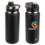 Custom NAYAD® Traveler 26 oz Stainless Double-wall Bottle with Twist-Top Spout - 2