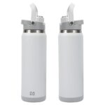 Custom NAYAD® Crusade 28 oz Stainless Steel Double-Wall Bottle with Hidden Cup - 7